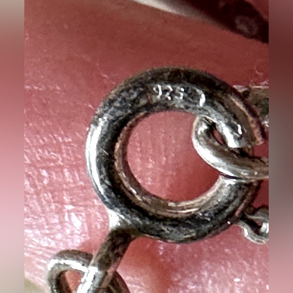 Vintage 18” 925 stamped Twisted serpentine silver chain necklace - Picture 6 of 6